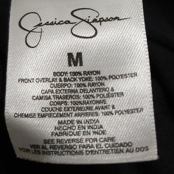 Jessica Simpson black tank top - Picture 4 of 4